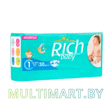 Подгузники Rich baby New born 1 (30шт)